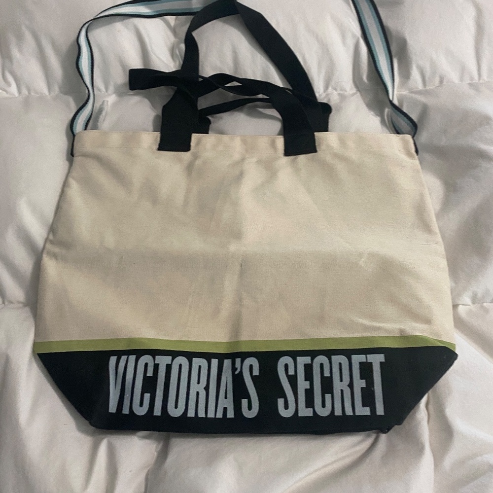VICTORIA'S SECRET CANVAS COOLER BAG NEW WITHOUT TAGS - Picture 3 of 7